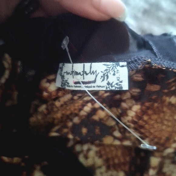 NWOT- Free People Intimately Nights Out High-Neck Bodysuit - Picture 6 of 10